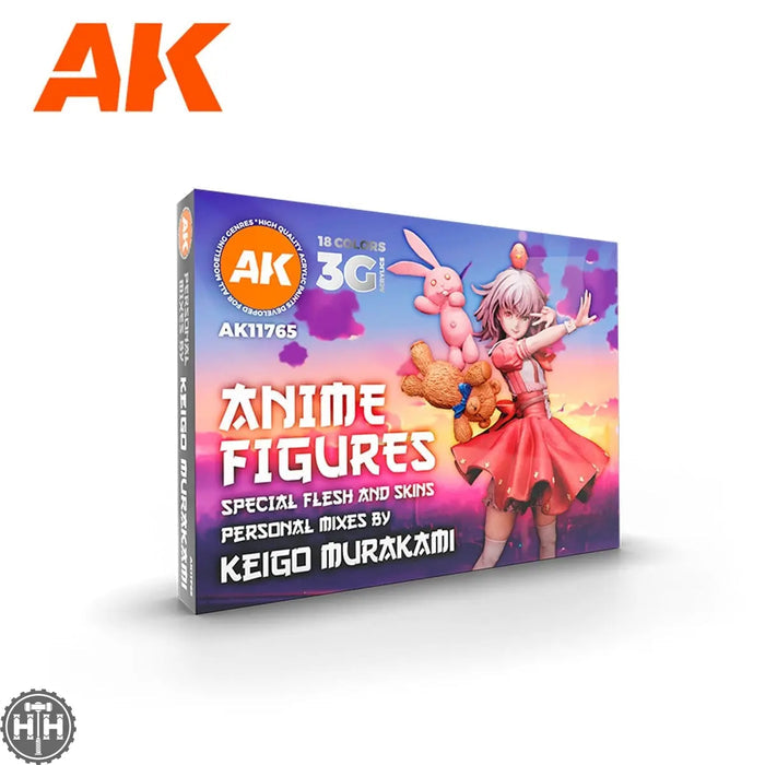 Signature Set Keigo Murakami Personal Mixes: Anime Figures AK Paint Sets AK Interactive