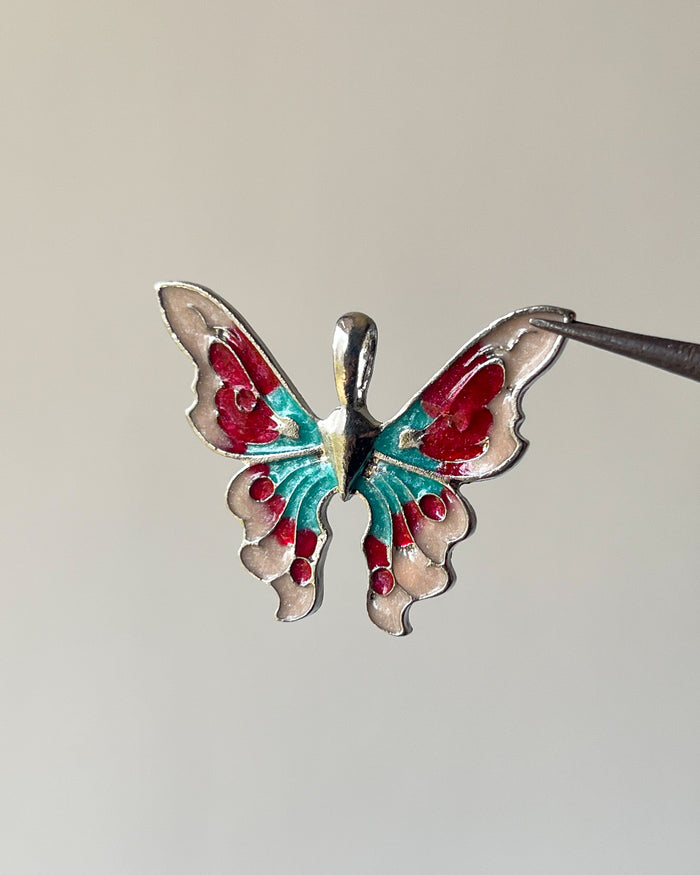 Silver Butterfly Charm