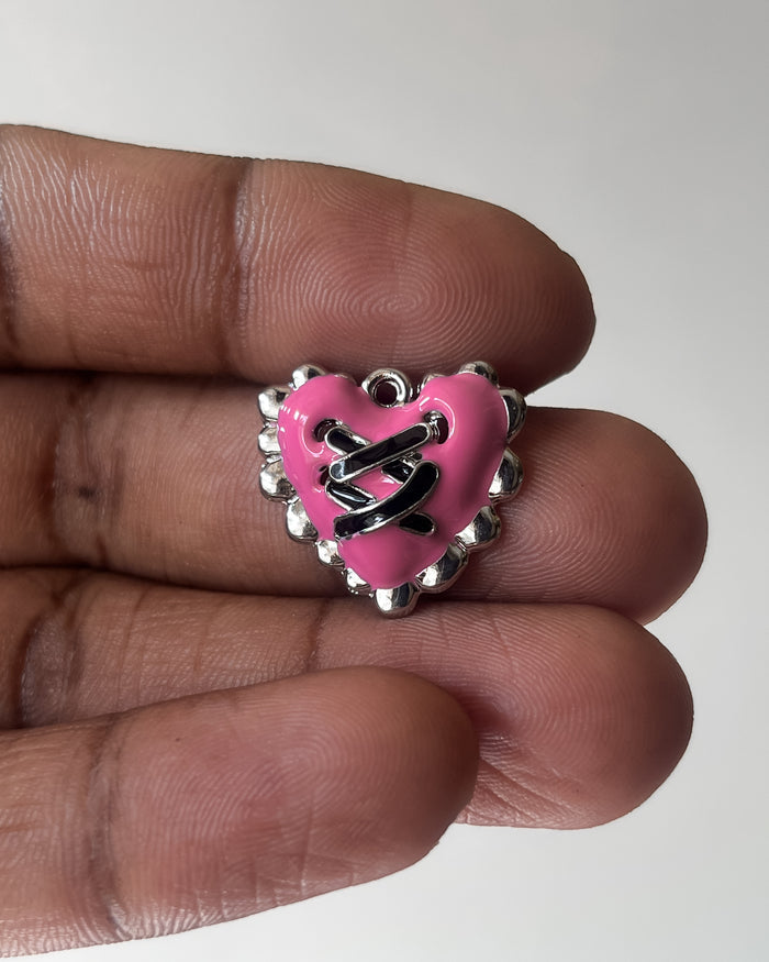 Sneaker heart charm