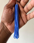 Soft blue 11/0 size seed beads