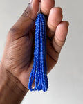 Soft blue 8/0 size seed beads