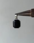 Square silver charm