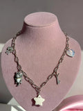 Star Cat Charm Necklace