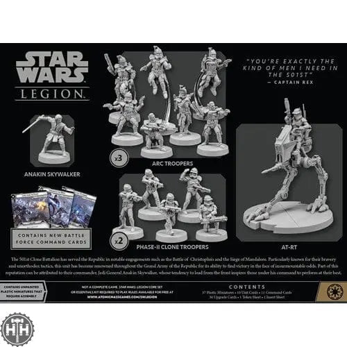 Star Wars Legion: 501st Legion Battle Force Starter Set Atomic Mass Games