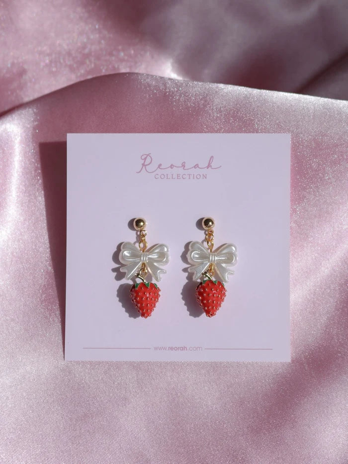 Strawberry Cake Earrings