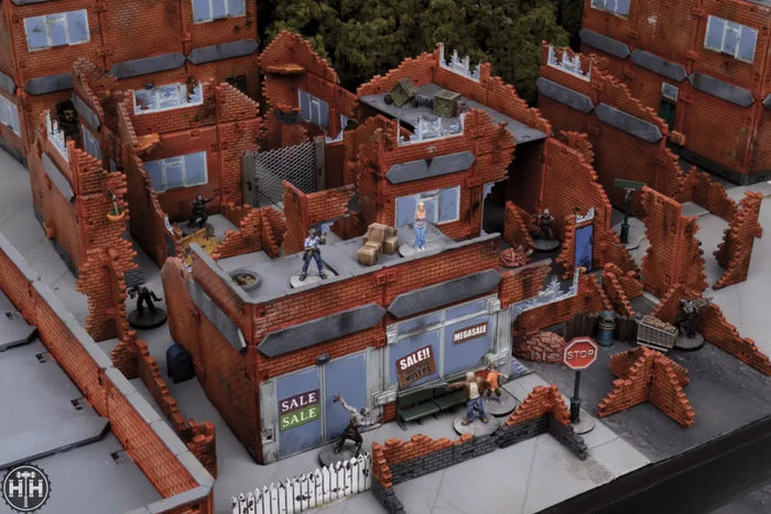 Terrain Crate Downtown Desctuction Terrain Crate Mantic Games