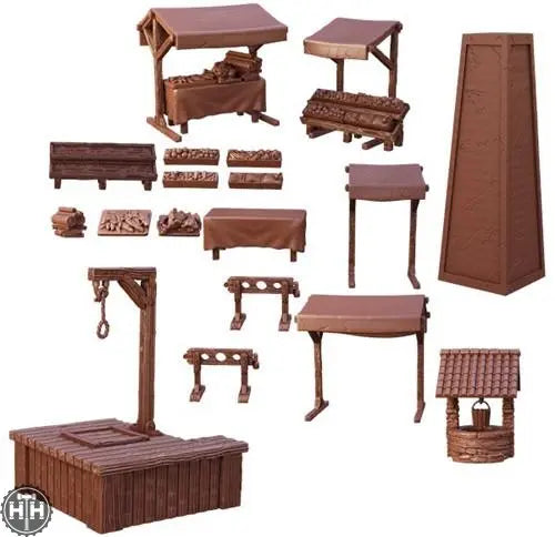 Terrain Crate: Village Square Terrain Crate Mantic Games