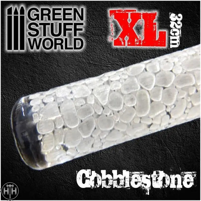 Textured Rolling pin – Mega Cobblestone Texture Rollers Green Stuff World