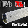 Textured Rolling pin – Mega Pavement Texture Rollers Green Stuff World