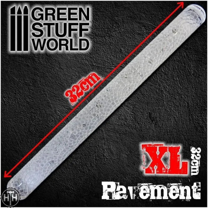 Textured Rolling pin – Mega Pavement Texture Rollers Green Stuff World