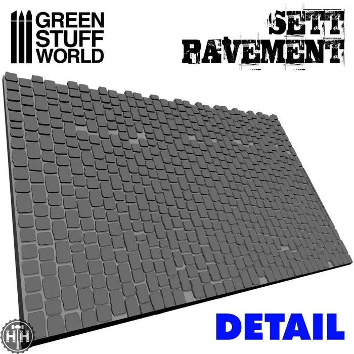 GSW Roller Sett Pavement Texture Rollers Green Stuff World