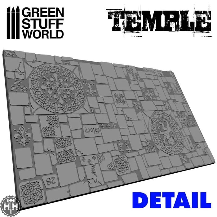 Textured Rolling pin – Temple Texture Rollers Green Stuff World