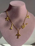 The Only Place I'll Go Airport Charm Necklace