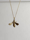 Vintage Bee Necklace