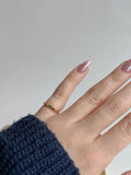 Vintage Flower Square Ring