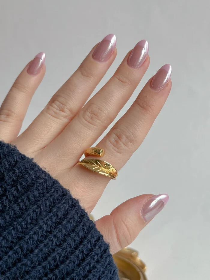 Vintage Leaf Ring