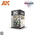 Wargame Color Set. Bones And Skeletons AK Paint Sets AK Interactive