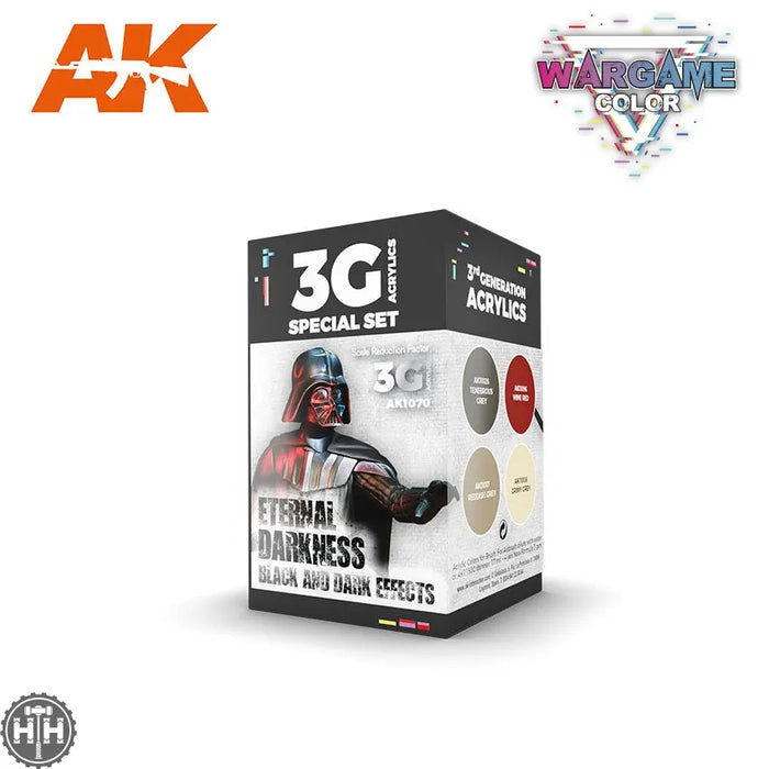 Wargame Color Set. Eternal Darkness AK Paint Sets AK Interactive