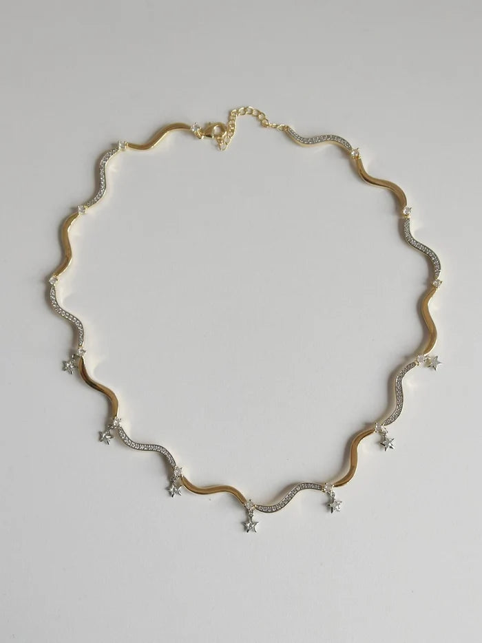 Wave Star Necklace