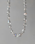 White Drop Crystal Beads | 8mm | 1 line