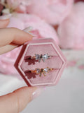 White Minimal Bow Ring