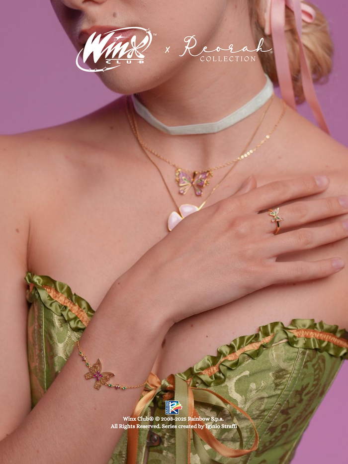 Winx Club® Flora Enchantix Wings 925 Silver Bracelet