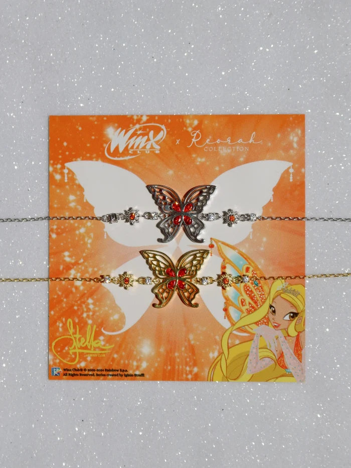 Winx Club® Stella Enchantix Wings 925 Silver Bracelet