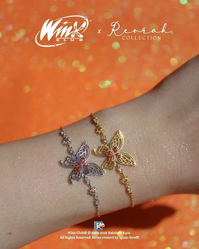 Winx Club® Stella Enchantix Wings 925 Silver Bracelet
