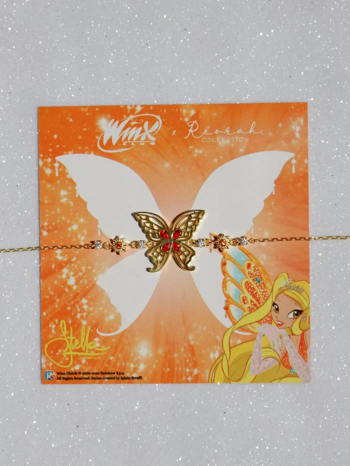 Winx Club® Stella Enchantix Wings 925 Silver Bracelet