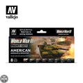WWIII American Armour & Infantry Set Paint Sets Vallejo