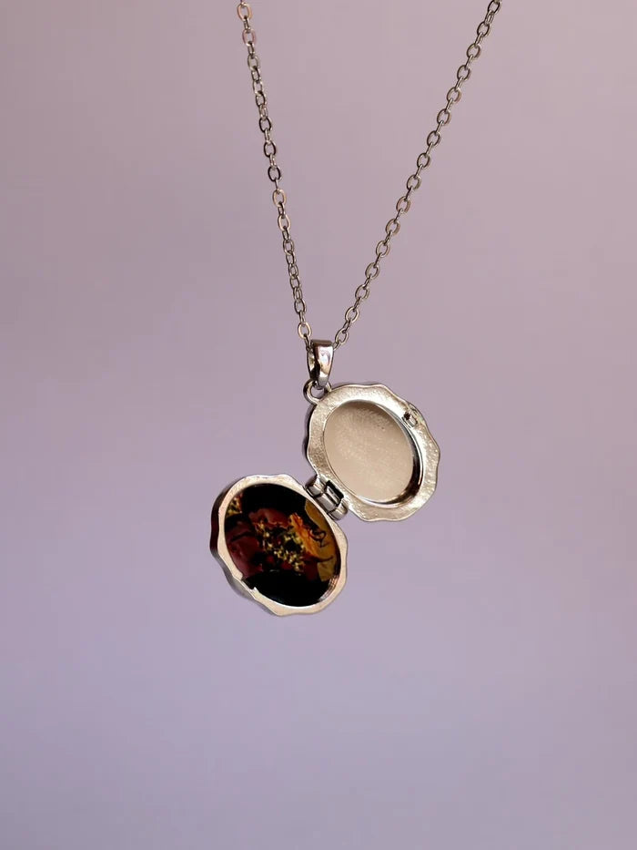 You're My Little Butterfly, Mirror, Stainless Steel Personalizable Locket, Locket with Mirror