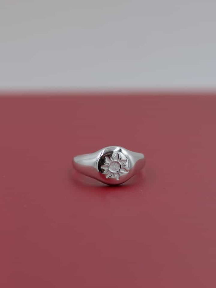 You're My Sunflower Silver 925 Silver Ring